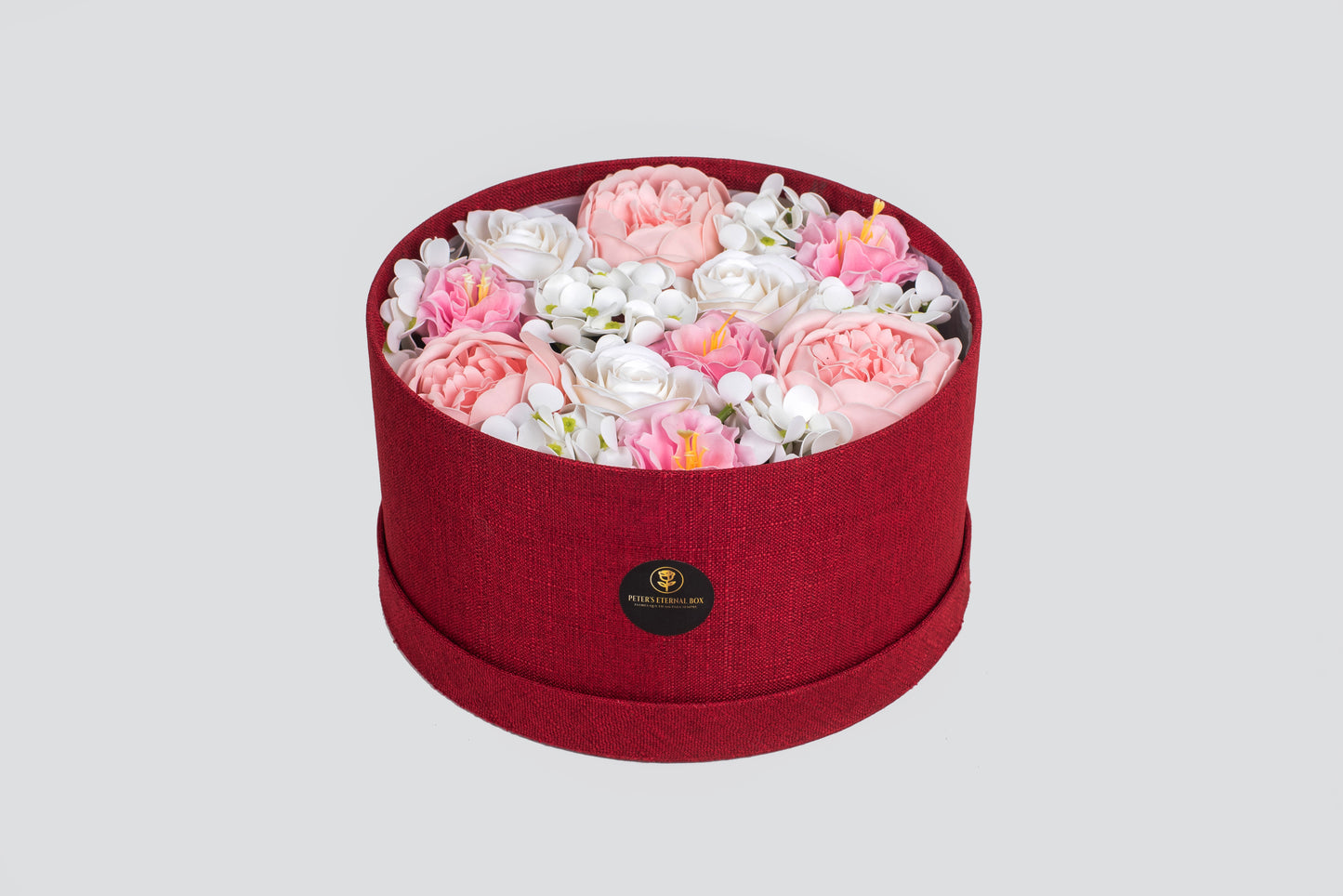 Caixa de flores variadas