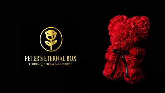 Urso em rosas