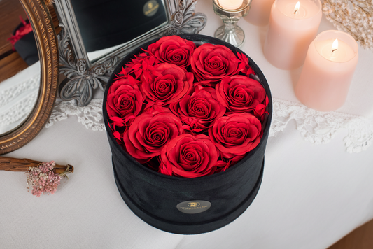 Caixa de rosas