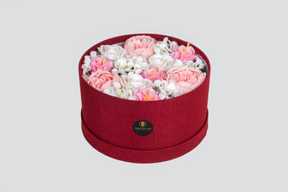 Caixa de flores variadas