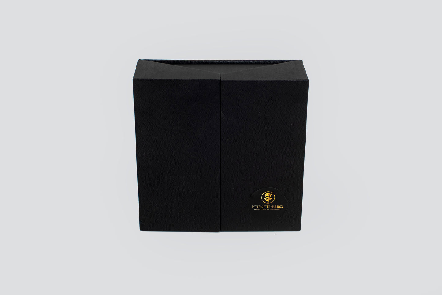 Caixa de rosas quadrada